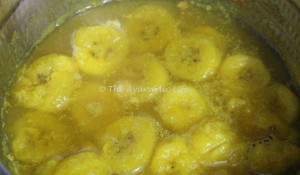 Mor Kuzhambu Banana Cooking