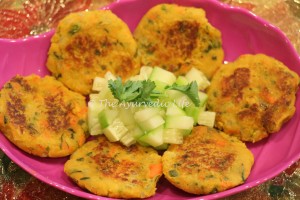 Chickpeas-Vegetable Kebabs