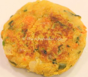Chickpeas-Vegetable Kebabs - Close up