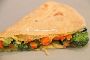 Wheat-Veggie Quesadillas