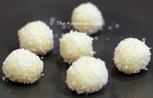 Coconut Laddoo - Plate