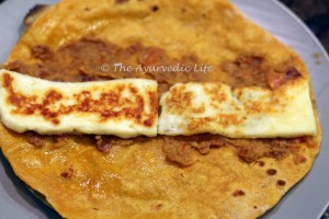 Fun Roll-Ups - Paneer on Paste