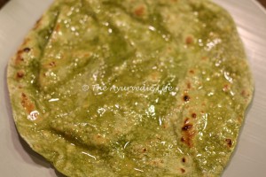 Fun Roll-Ups - Spinach Roti