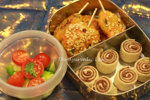 Oats-Paneer Lollipop - Kids Lunch
