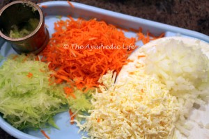 Oats-Paneer Lollipop - Raw Veggies