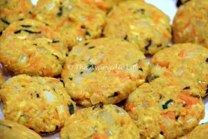 Oats-Paneer Lollipop - Uncooked Tikki Closeup