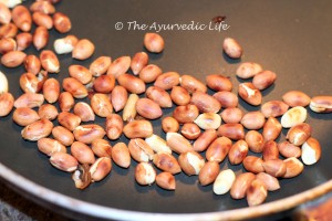 Sago Khichidi - Roasted Peanuts