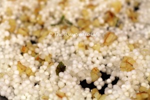 Sago Khichidi - Sago with Potatoes