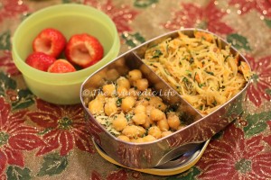 Semia Upma - Sundal - Kid Lunch