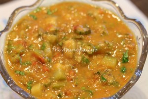 Sindhi Kadhi - Close up