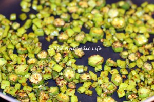 Sindhi Kadhi - Sauteeing done