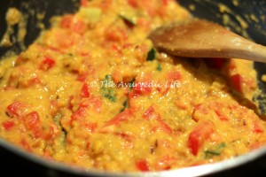 Sindhi Kadhi - Water and Tomatoes