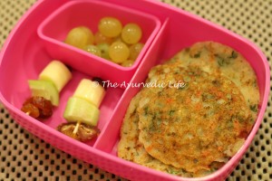 Sooji Pancake - Kid Lunch