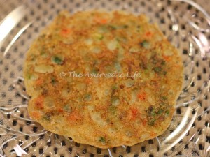 Sooji Pancake - Top