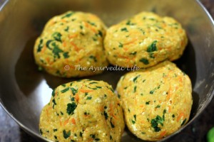 Tofu-Kale Paratha Wraps - Dough