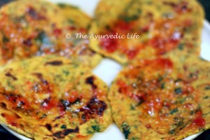 Tofu-Kale Paratha Wraps - Jam