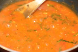 Tomato Basil Pasta Sauce - Ready to Puree