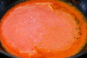 Tomato Thokku - Pureed Tomatoes