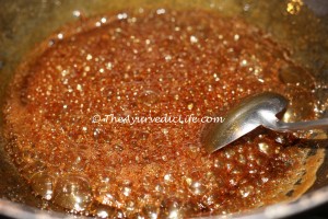 Diwali Marundhu - Jaggery Boiling