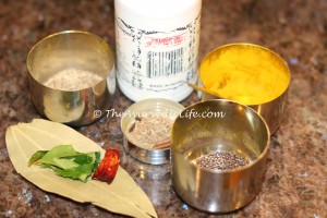 Khichidi - Ingredients