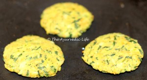 Mixed Vegetable Besan Paratha - Patties