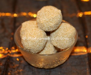 Rava Laddoo - Close Up