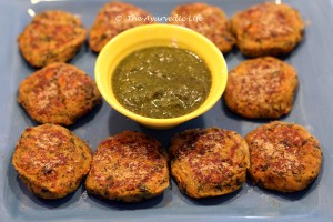 Sprouts-Kale Tikki - With Dip