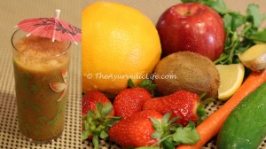 Digestive Smoothie - Collage