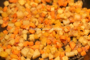 Dairy-Free Root Vegetables Pasta Sauce - Veggies Done