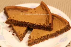 Wheat-Jaggery-Ghee Cake