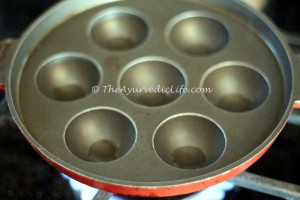 Batata Wada (Non fried) - Oil in Appam Pan