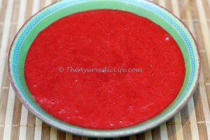 Homemade Strawberry Jam - Puree