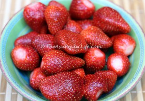 Homemade Strawberry Jam - Strawberries