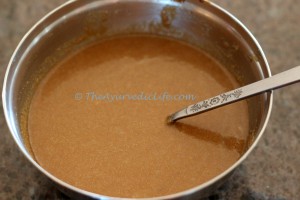 Sooji Date Cake - Batter