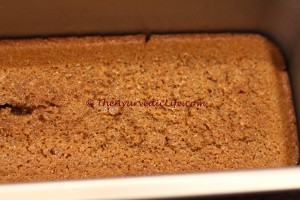 Sooji Date Cake - Out of the Oven