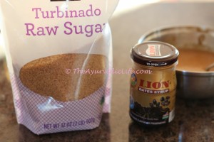 Sooji Date Cake - Sweeteners
