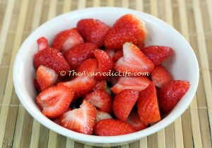 Strawberry Panna - Strawberries