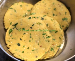 Wheat-Jowar Spiced Crackers - Dough