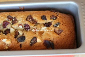 Fruit & Nut Cake - Loaf Closeup
