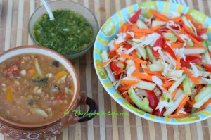 Barley-Lentil Soup & OJ Dressing Salad
