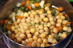 Chickpea Kebab - Chickpea and Veggies