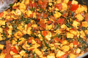 Paneer Wrap - Filling