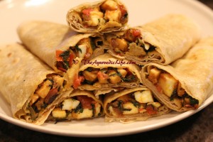 Paneer Wrap - Stacked