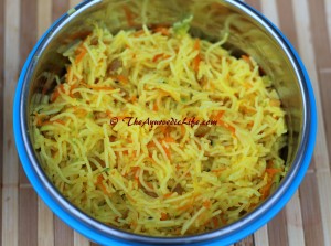 School Lunch - Sevai Closeup