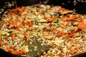 Sprout Paneer Rice